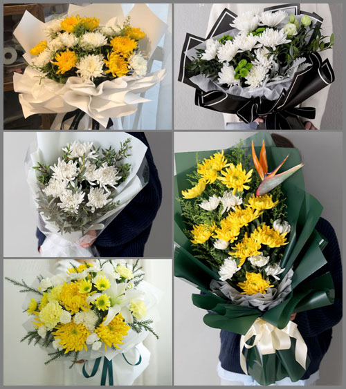 山东青岛即墨市移风店镇小坝村白事花束代送